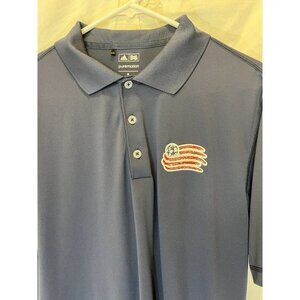 Adidas Golf PureMotion Medium Navy Blue Polo Soccer Ball American Flag Logo‎
